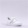 Gabor False Ribbon Lace Trainer Waltz - White Leather
