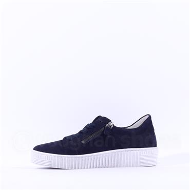 Gabor Twin Zip Platform Trainer Wisdom - Navy