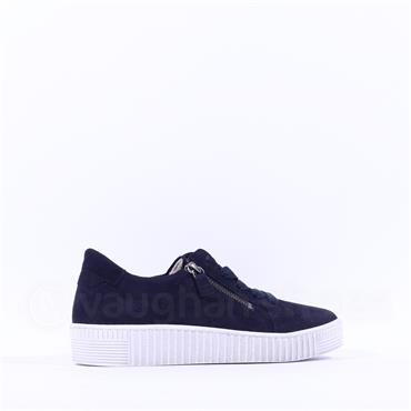 Gabor Twin Zip Platform Trainer Wisdom - Navy
