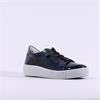 Gabor Wisdom Twin Zip Platform Trainer - Dark Navy Patent