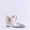 Gabor Gisele Block Heel Strappy Heel - Silver