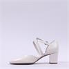 Gabor Gisele Block Heel Strappy Heel - Off White Leather