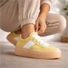 Gabor Steam Platform Gumsole Trainer - Soft Yellow