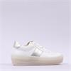 Gabor Steam Platform Gumsole Trainer - White Gold