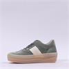Gabor Steam Platform Gumsole Trainer - Green Suede