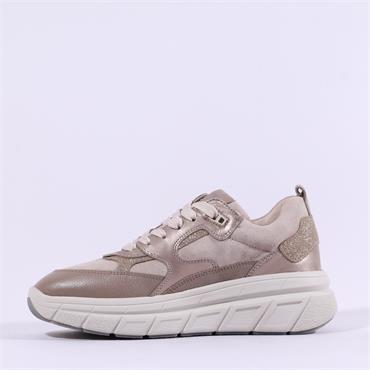 Gabor Roller Chunky Sport Trainer - Taupe Combi