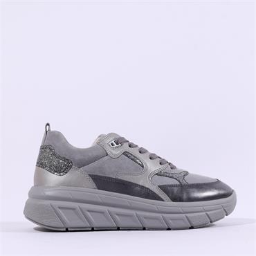 Gabor Roller Chunky Sport Trainer - Grey Combi