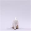 Gabor Daze Mid Heel Pointed Court Shoe - Pearl White