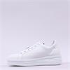 Gabor Kara Side Zip Laced Trainer - White Leather
