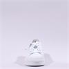 Gabor Kara Side Zip Laced Trainer - White Leather
