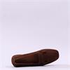Gabor Great Low Block Heel Loafer - Brown Suede