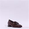 Gabor Great Low Block Heel Loafer - Mulberry Patent