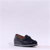 Gabor Bea Low Wedge Link Loafer - Navy Patent Combi