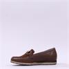Gabor Banner Low Wedge Link Loafer - Brown Combi