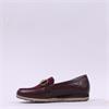 Gabor Banner Low Wedge Link Loafer - Mulberry Leather
