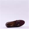 Gabor Banner Low Wedge Link Loafer - Mulberry Leather