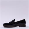 Gabor Elder Slip On Classic Loafer - Black Patent Combi