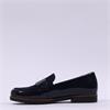 Gabor Elder Slip On Classic Loafer - Navy Patent Combi