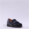 Gabor Elder Slip On Classic Loafer - Navy Patent Combi