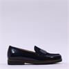 Gabor Elder Slip On Classic Loafer - Navy Patent Combi