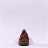 Gabor Norma Block Heel Link Loafer - Brown Suede