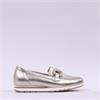 Gabor Baby Low Wedge Link Loafer - Gold