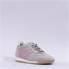 Gabor Novello T Toe Retro Laced Trainer - Grey Pink