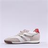 Gabor Novello T Toe Retro Laced Trainer - White Beige Gold