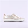 Ecco Women Soft 7 Lace Trainer - White Gold