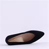 Gabor Dixie Low Heel Court Shoe - Black Suede