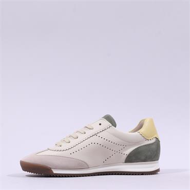 Gabor Novice Retro Lace Trainer - Cream Combi