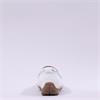 Gabor Evie Slip On Bow Tie Loafer - White Leather