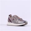 Gabor Palace Sidezip Lace Trainer - Metallic Combi