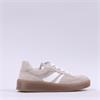 Gabor Dahma Gumsole Platform Trainer - Beige White