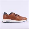 S.Oliver Men Martin Lace Leather Trainer - Cognac