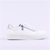 S.Oliver Verena Platform Sidezip Trainer - White