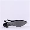 Gabor Editor Slingback Court Shoe - Black Patent