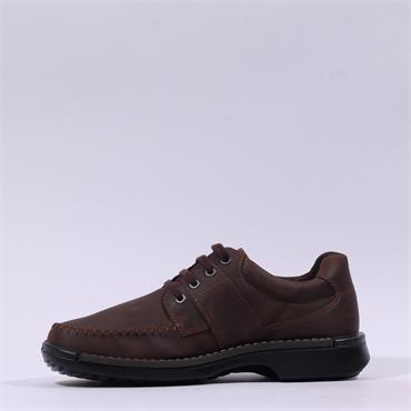 Ecco Men Fusion Walker Laced Moc Toe - Cocoa Brown