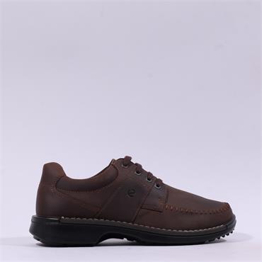 Ecco Men Fusion Walker Laced Moc Toe - Cocoa Brown