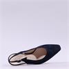 Gabor Lindy Kitten Heel Slingback - Navy Suede
