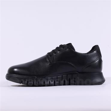 Ecco Men Gruuv Studio Laced Shoe - Black