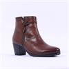 Gabor Ela Block Heel Rope Ankle Boot - Cognac Leather