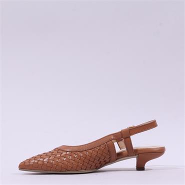 Gabor Attlee Kitten Heel Slingback - Nougat