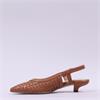 Gabor Attlee Kitten Heel Slingback - Nougat