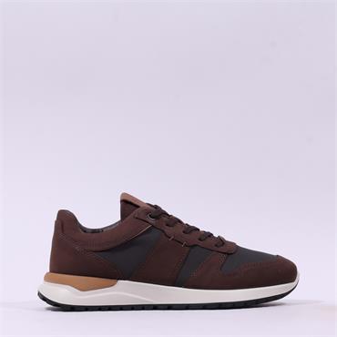 Ecco Men Astir Neo Lace Up Trainer - Brown Combi