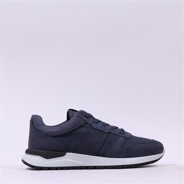 Ecco Men Astir Neo Lace Up Trainer - Navy Combi