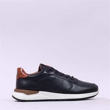 Ecco Men Astir Neo Low Cut Trainer - Black Leather