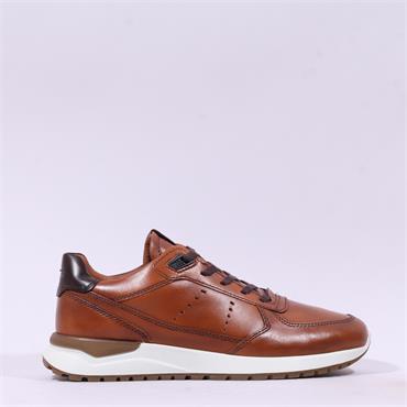 Ecco Men Astir Neo Low Cut Trainer - Brown Leather