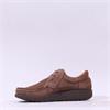 Ecco Men Joke Moc Toe Shoe - Brown Suede