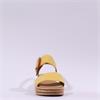 Gabor Andre Ring Buckle Layered Sandal - Yellow Suede